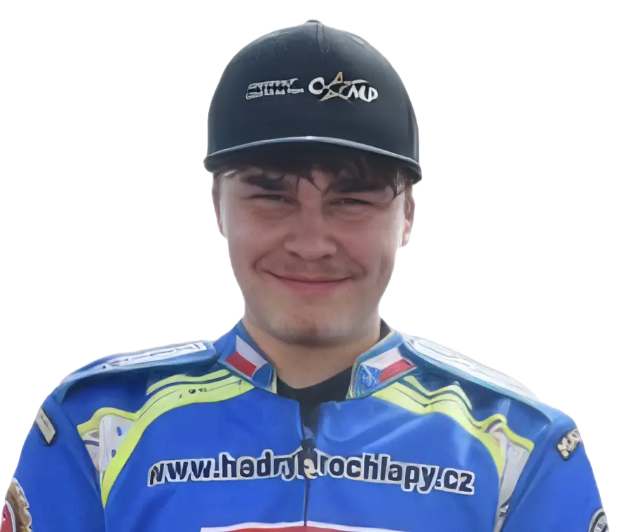 Portrét jezdce Dominik Hrbek